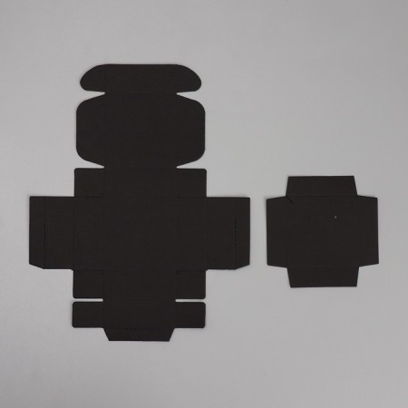 Box for jewelry, packaging, “black”, 7.5 x 7.5 x 3 cm-5