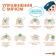 A set of developing tactile balls "Airplane", with a squeak, 3 pcs, Kroshka I