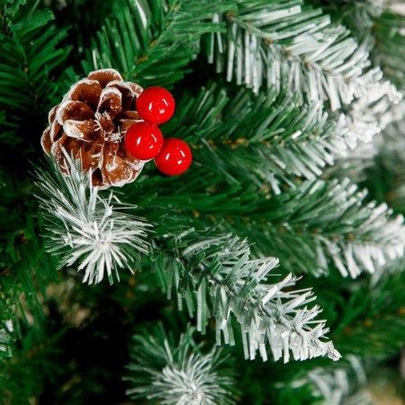 Christmas tree "hoarse with berries" metal stand, 150 cm d of the lower tier 95 cm 370 branches-1