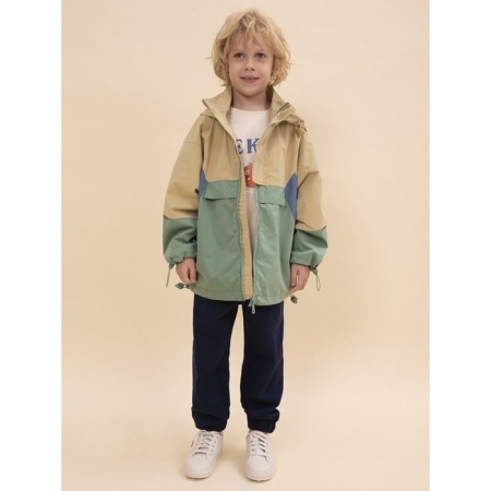 Windbreaker for boys, height 104 cm, sandy color-3