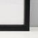 Photo frame Plastic "Mira" 60x80 cm, 640077 black (plastic screen)