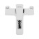 Bath mixer Zein Z3889, single -leaf, watering can 3 modes, hose, holder, chrome
