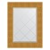 Mirror with engraving in the baguette frame, gold minting 90 mm, 56x74 cm