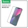 Hoco G1 Protective Glass, for iPhone 13 Mini, Pat layer, anti -prints, black frame
