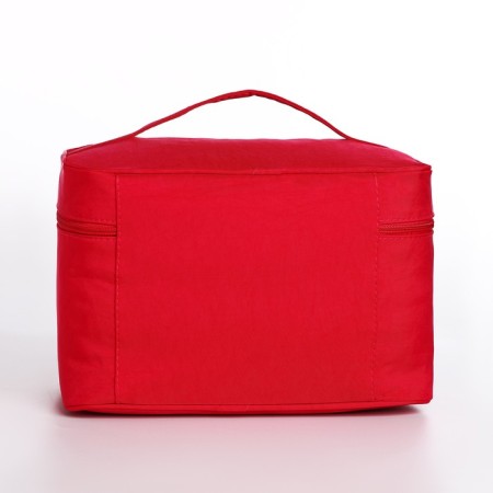 Lightning cosmetic bag, raspberry color-1