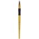 Synthetic brush, round, gamma "Gold Brush" No. 12, French mount, short handle