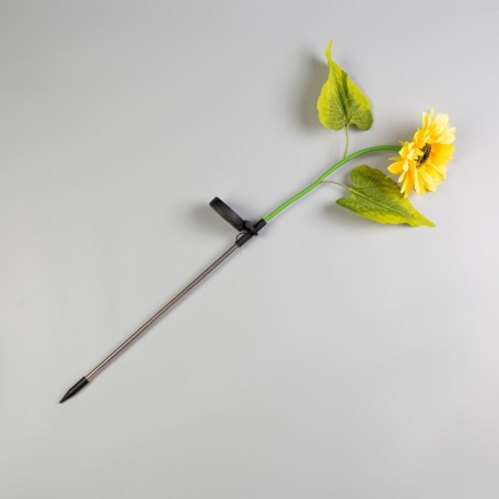 Garden lamp on the sunny battery "Sunflower", 75 cm, 5 LED, glow white-4