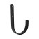 The hook is wall, universal, 160x100x20, black color