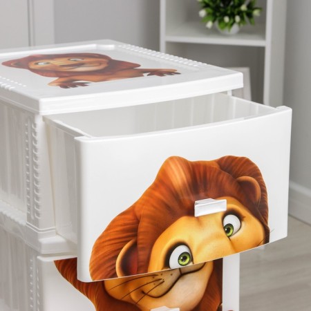 Gosque Children's 4th section "Decor. Lion ", white color-2