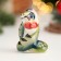 Souvenir "Snake with an apple", gzhel, color, 5.5x4 cm