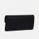 Women's wallet on the button, black color
