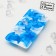Form for ice and confectionery "Asterles", 20.1 × 10.2 cm, h = 2 cm, cell 4.5 cm, blue color