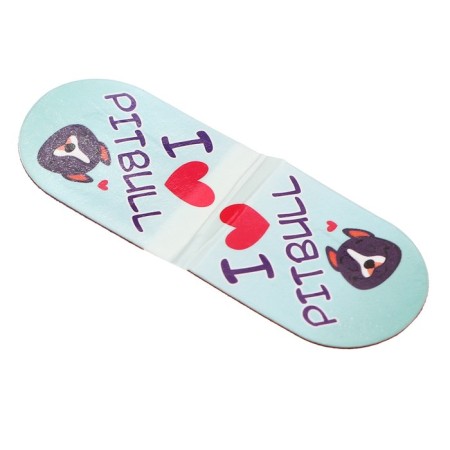 Magnetic bookmarks 6 pieces "My dear Pitbull"-1