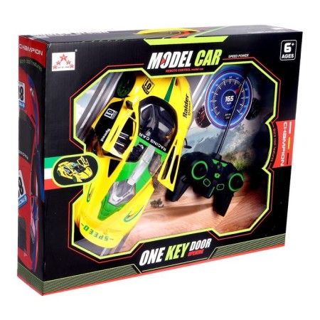 The radio -controlled "coupe" machine, doors open, works from batteries-5
