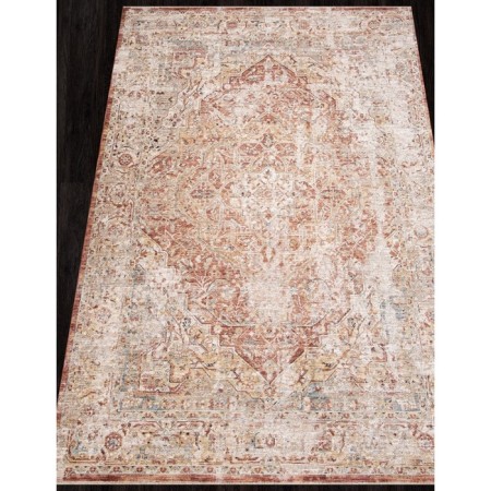 Rectangular Lysandra Hali Shanti carpet, size 230x160 cm, color somon-1