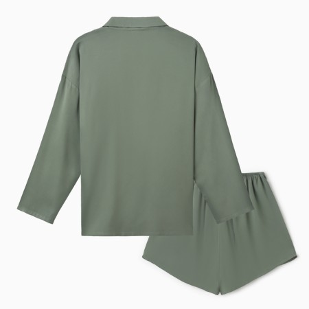 Women's costume (shirt, shorts) minku: casual collection olive color, river 46-7