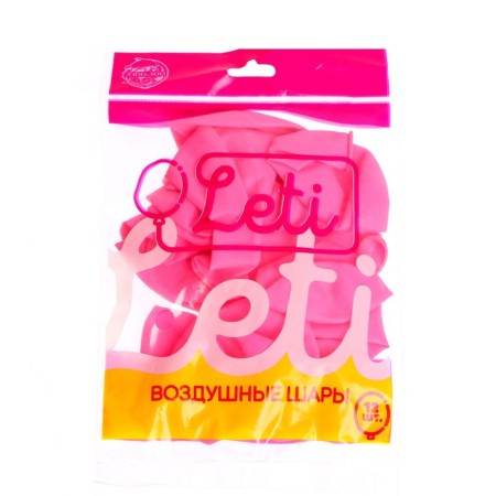 Latex ball 12 ", pastel, set 12 pcs., Pink color-2