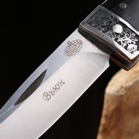 Folding "Blut" steel - 420, handle - wood, 20 cm-4