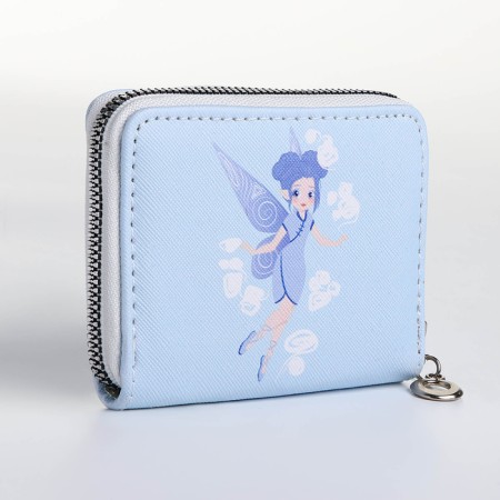 Lightning wallet, card for cards, for coins, blue color-1