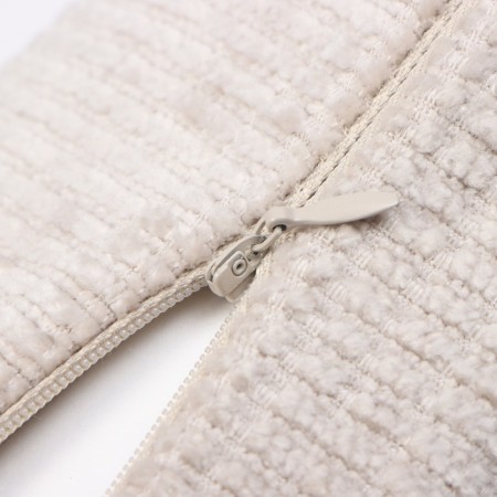 Pillowcase decorative Ethel Velvet 43x43cm, beige color, polyester-3