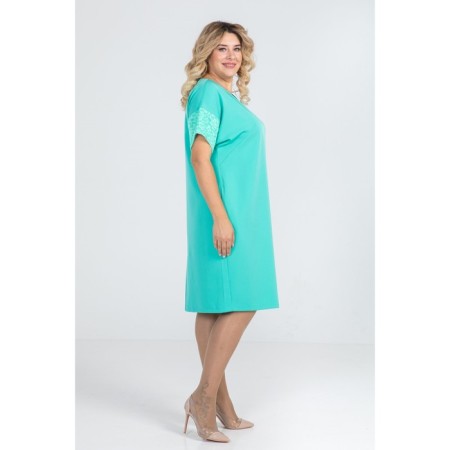 Women's dress, size 54, the color is light green-3