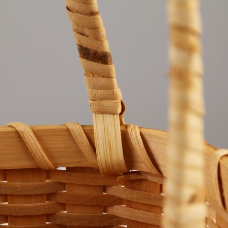 Wicker basket, 19.5 x 14 x 13/27 cm, rattan-4