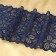 Lace elastic fabric, 180 mm × 2.7 ± 0.5 m, blue color