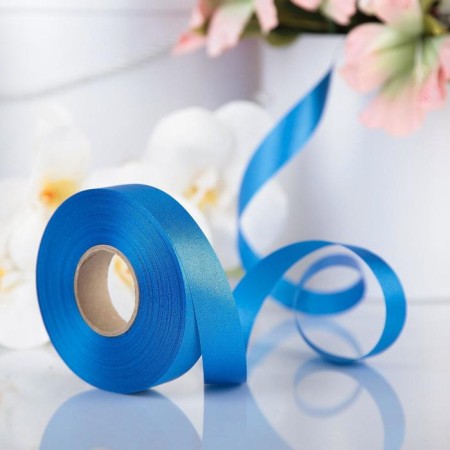 Tape for decor and gifts, blue, 2 cm x 45 m
