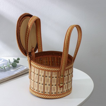 Basket for storage of the shares Nature, 14 × 14 × 13, bamboo-2