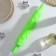 Skalka confectionery "Leaves", 39 cm, working part 25 cm, textured, green color