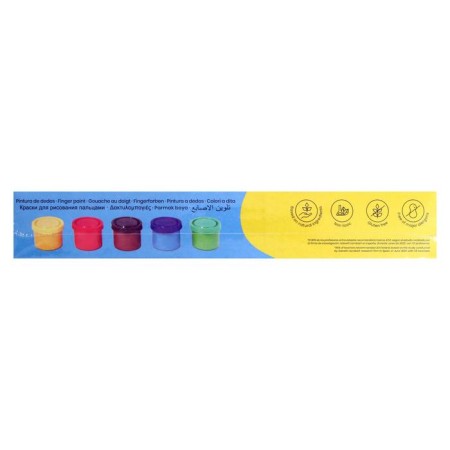 Finger paints 5 colors, 175 g, Jovi, for kids-8