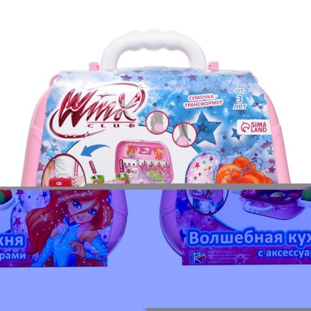 Game set in the Magic Kitchen bag, Winx, with accessories-6