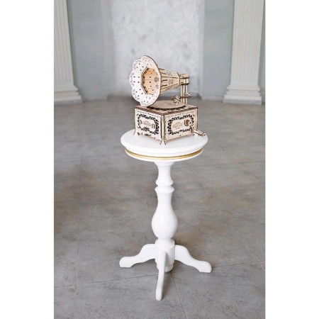 Wooden designer 3D "Gramophone"-15