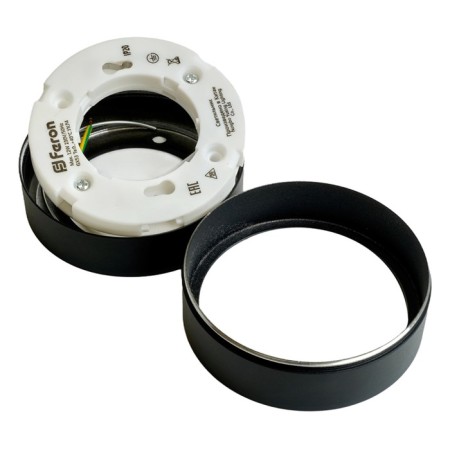 Ceiling light Feron HL357, IP20, GX53, 12 W, 82x82x40 mm, black color is black-6