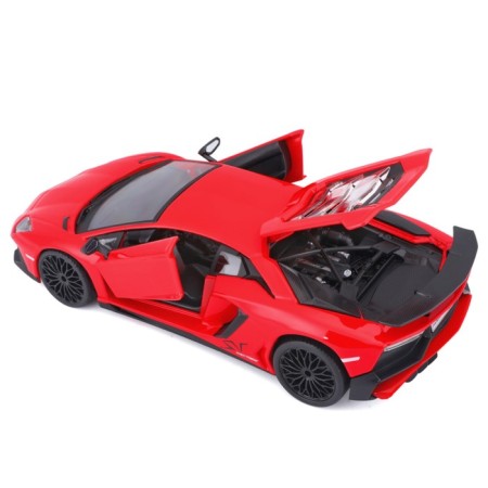 BBURAGO Lamborghini Aventador LP 750-4 SV, Die-Cast, 1:24, Red color-7