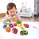 Wooden lacing "Funny caterpillars", 14 items