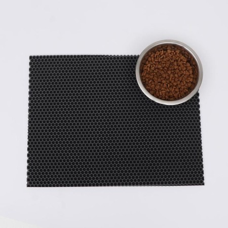 Animal rug EVA, cellular, 35 x 45 cm, gray-3