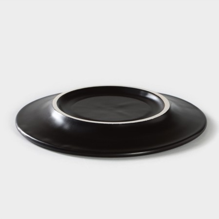 Smak Porcelain Universal Carbone, D = 15 cm, h = 2 cm, black color-2