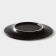 Smak Porcelain Universal Carbone, D = 15 cm, h = 2 cm, black color