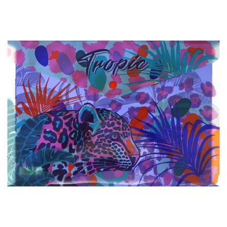 A4 button, 160 μm, Erichkrause "Tropical", translucent, mix, mix-1