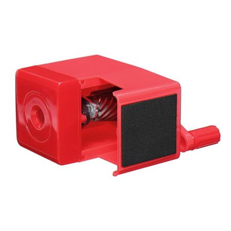 Carpet 1 Erichkrause M-Cube, with a container and the mounting mechanism to the table, a hole with a diameter of 8 mm, red-7