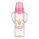 A bottle of feeding "Princess", classic throat, 250 ml., 3 months, with handles, pink color
