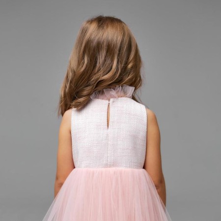 Elegant dress, pink color, height 116 cm-8