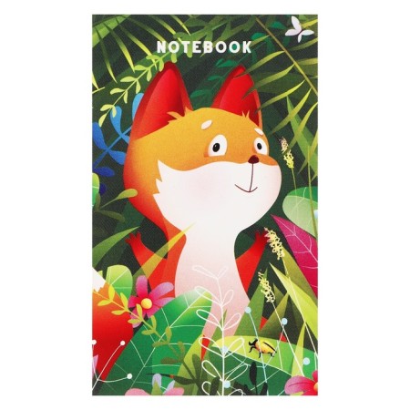 Notepad7.48 Listenclies "Cute Animals", cover coated cardboard, block 60 g/m2, mix-5