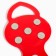 Ice-glasses 5 spikes size 26-35, red, children's