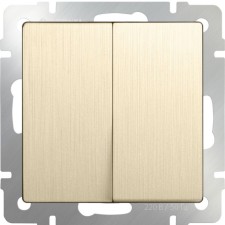 Two-clavy switch WL10-SW-2G, champagne color