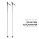 Snowline aluminum skiing, length 105 cm