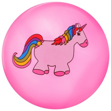 Children's ball "Pony and unicorns", D = 22 cm, 60 g, color mix-3