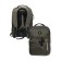 School backpack, 39 x 26 x 19 cm, Grizzly, ergonomic back, laptop department, khaki