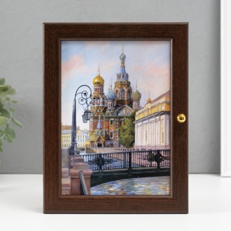 Key of "St. Petersburg" 16x21 cm Wenge